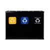Stacja do segregacji EKO STATION 3 strumienie black&black ( 3x60L ) 